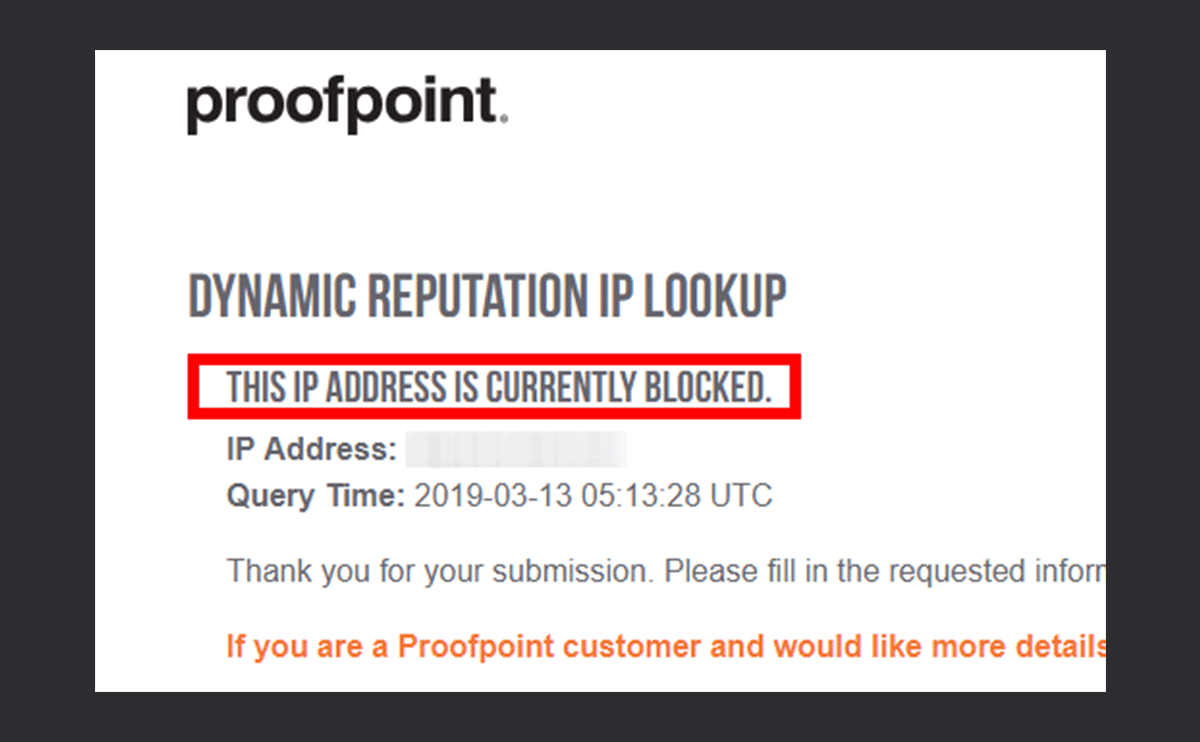 Proofpointでicloud Comへのメールがブロックされた際の解除方法 己で解決 泣かぬなら己で鳴こうホトトギス