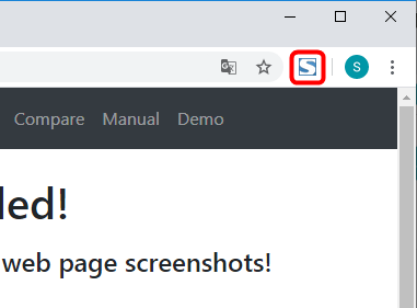Chrome拡張機能「FireShot」のアイコン