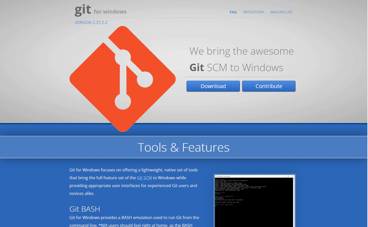 Git Bashを手動でアップデートする方法【Git for Windows】